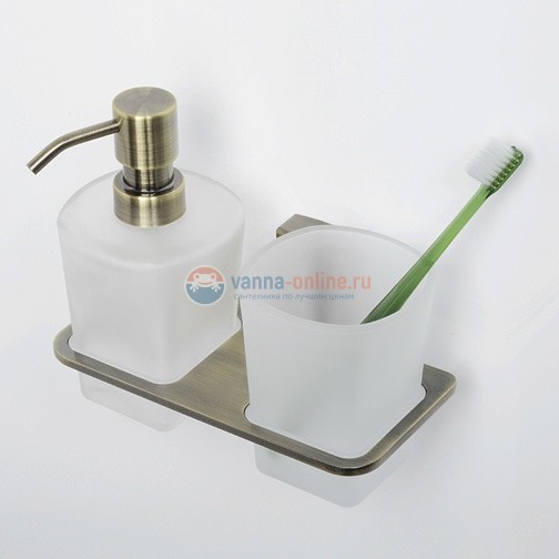 Держатель стакана и дозатора WasserKRAFT Exter К-5289 Держатель стакана и дозатора WasserKRAFT Exter К-5289