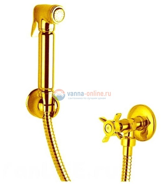 Гигиенический душ Cezares LORD-KS-03/24 (LORD-03/CZR-SOC-03/CZR-SOC-03/IF-03/VL-03) , золото
