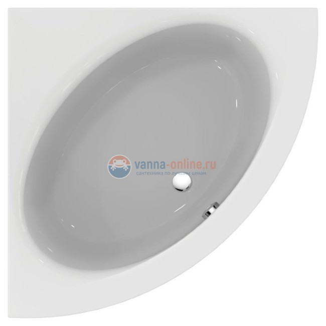 Встраиваемая угловая акриловая ванна 120х120 см Ideal Standard E124801 CONNECT AIR