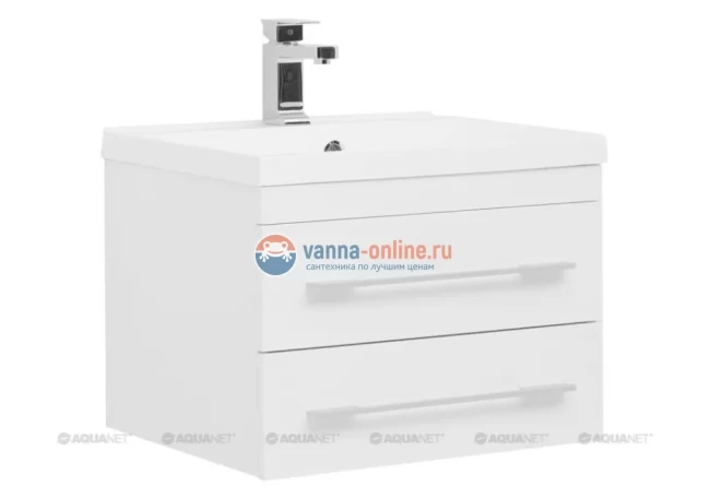 Тумба под раковину Aquanet Нота 58 (005) 00171483, цвет белый