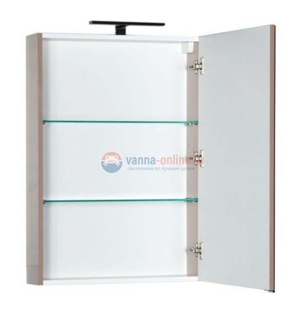 Зеркало-шкаф Aquanet Эвора 60 00184015, цвет сливочный (бежевый)