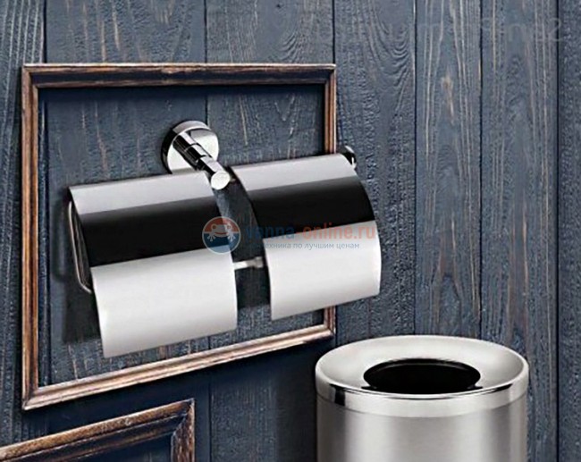 Держатель туалетной бумаги Bemeta Omega 104112092 27 x 10.7 x 14 см двойной, хром Держатель туалетной бумаги Bemeta Omega 104112092 27 x 10.7 x 14 см двойной, хром