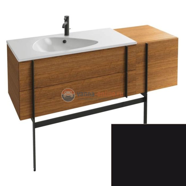 Тумба под раковину Jacob Delafon Nouvelle Vague 145 EB3037RU-S14, черный сатин