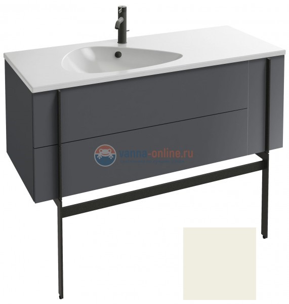 Тумба под раковину Jacob Delafon Nouvelle Vague 120 EB3036-S24, 3 ящика, цвет - жасмин сатин