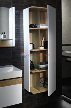 Пенал Jacob Delafon Terrace EB1179D-F32, 50 х 35 х 150 см, подвесной, цвет - ледяной коричневый сатин