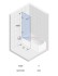 Шторка для ванны Riho Scandic Mistral M107 100 x 150 см GX010720