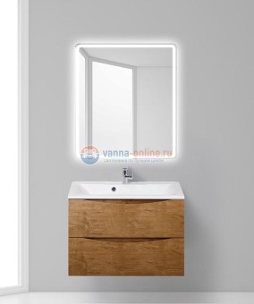 Тумба под раковину BelBagno Marino MARINO-800-2C-SO-RN-P, 80 х 45 х 55 см, Rovere Nature - светло-коричневый