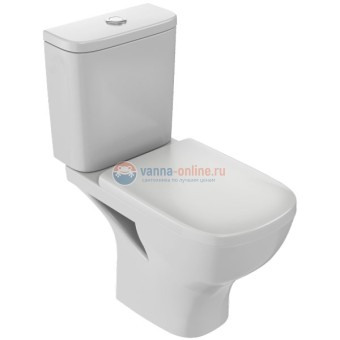 Напольный унитаз Jacob Delafon Struktura ETAG212-WTE/UJAJ102-WTE, безободковый