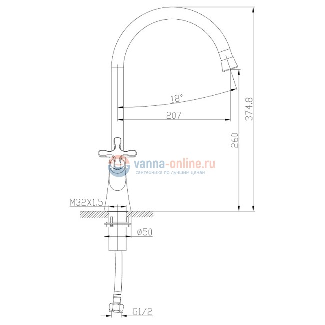 Смеситель Lemark Duetto LM5704C для кухни Смеситель Lemark Duetto LM5704C для кухни