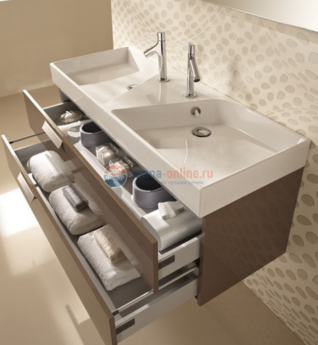 Тумба для раковины Jacob Delafon Rythmik EB1303-G80 цвет Светло- коричневый