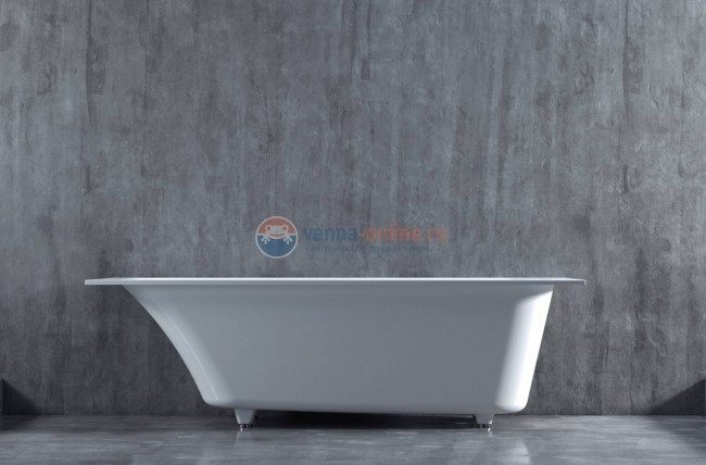 Ванна Salini Orlando Kit 102111M, 170 х 70 х 60 см, из материала Solix, матовая белая