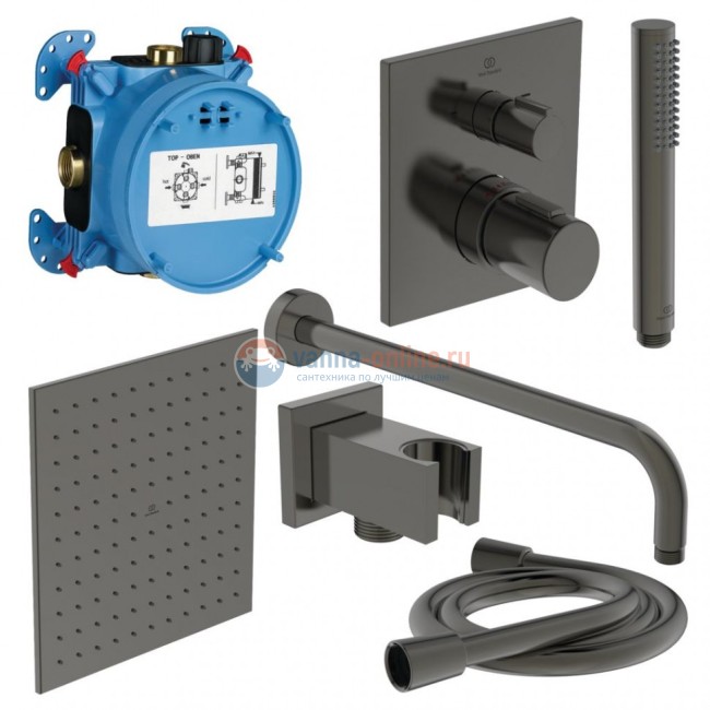 Промо комплект "ВСЕ для встройки ALL IN ONE" Ideal Standard CERATHERM C100 A7572A5