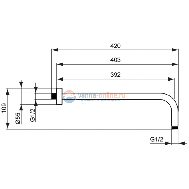 Промо комплект "ВСЕ для встройки ALL IN ONE" Ideal Standard CERATHERM C100 A7572A5