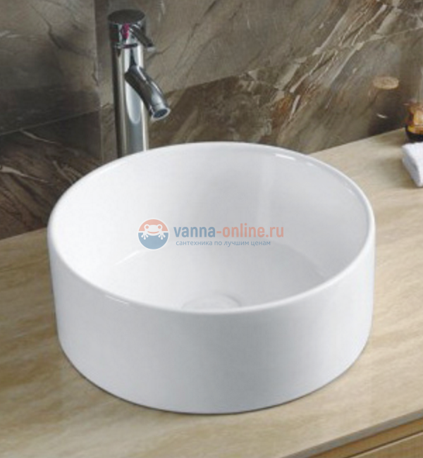 Раковина CeramaLux Серия N 9011 накладная, белый