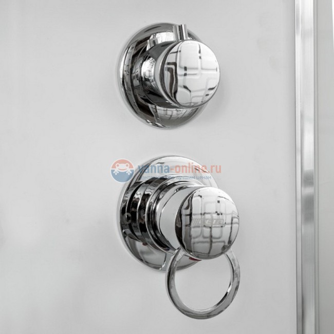 Душевая кабина Deto Em EM2790 N 90 x 90 см, без крыши, Led с гидромассажем