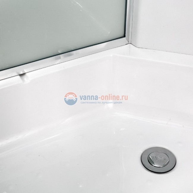 Душевая кабина Deto Em EM2790 N 90 x 90 см, без крыши, Led с гидромассажем