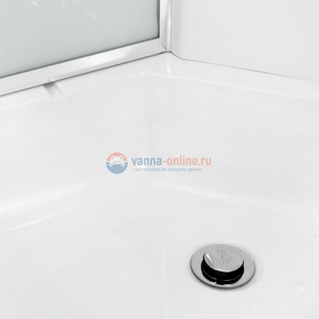 Душевая кабина Deto Em EM2790 N 90 x 90 см, без крыши, Led с гидромассажем