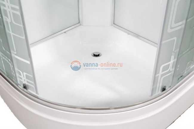 Душевая кабина Deto Em EM2790 N 90 x 90 см, без крыши, Led с гидромассажем