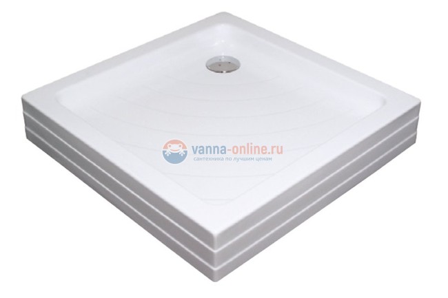 Поддон Ravak Kaskada Angela-90 PU, 90 x 90 x 18,5 см Поддон Ravak Kaskada Angela-90 PU, 90 x 90 x 18,5 см
