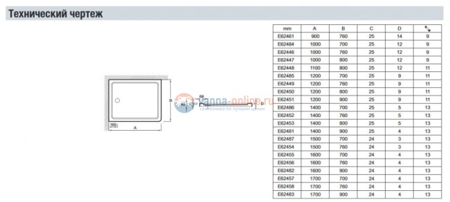 Поддон акриловый Jacob Delafon Flight SAFE COULEUR 170 x 90 x 4, E62483-F-M65, серо-коричневый