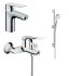 Душевой комплект Hansgrohe Logis E 100 (c), 71178000+71415000+26532400 Душевой комплект Hansgrohe Logis E 100 (c), 71178000+71415000+26532400