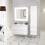 Зеркало Sanvit Ливинг с LED подсветкой, 100 х 90 см