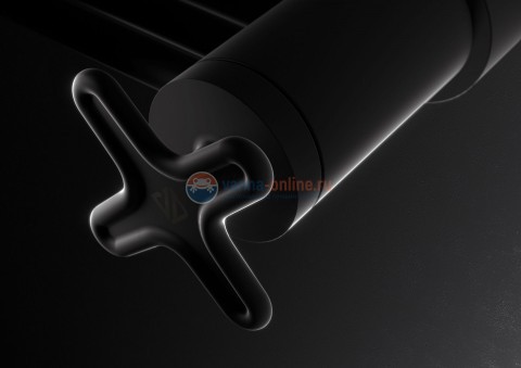 Смеситель Jacob Delafon Nouvelle Vague E78344-BLV для душа, термостат, цвет черный матовый Смеситель Jacob Delafon Nouvelle Vague E78344-BLV для душа, термостат, цвет черный матовый