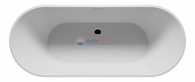 Овальная ванна из искусственного камня Riho Barcelona 170 х 70 см, белая Овальная ванна из искусственного камня Riho Barcelona 170 х 70 см, белая
