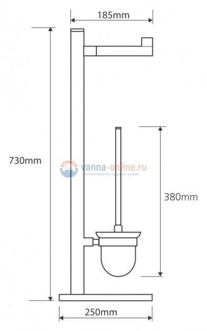 Стойка Bemeta Omega 104836012