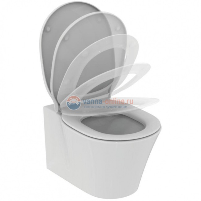 Инсталляция Ideal Standard ProSys E212101 с унитазом Connect Air AquaBlade E005401, сиденье микролифт, комплект