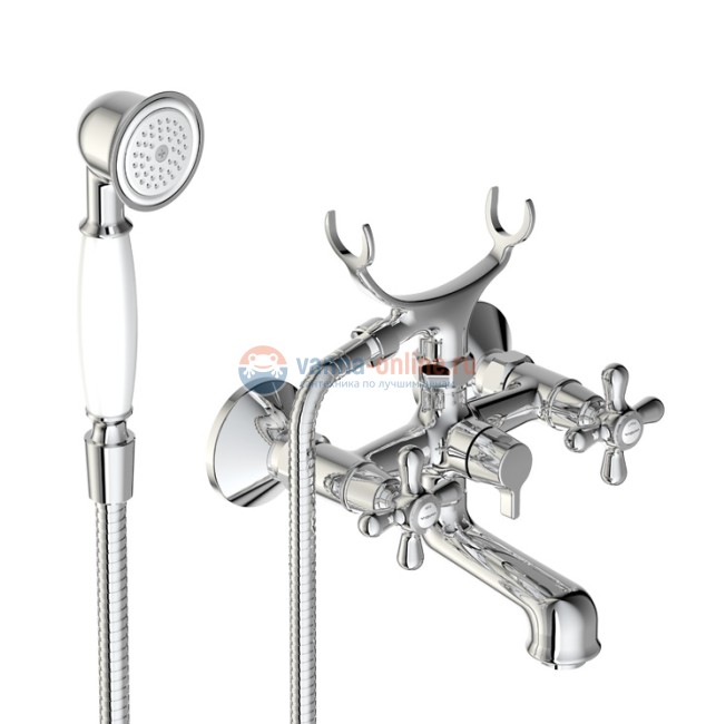 Смеситель для ванны и душа Vidima Retro BA354AA, хром Смеситель для ванны и душа Vidima Retro BA354AA, хром