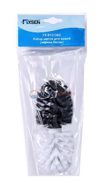 Набор щеток для ершей Fixsen Kvadro FX-61313BC, черная, белая