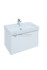 Тумба с раковиной Aquanet Nova Lite 90, 1 + 1 ящик в ящике, белый глянец