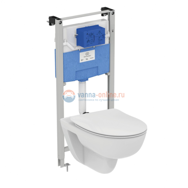 Промо комплект I.life 3 в 1 с унитазом T471601 IS i.life A, сиденьем и крышкой  T467601 IS i.life A и инсталляцией R020467 PROSYS 120 M