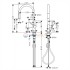 Кухонный смеситель Hansgrohe Talis M54, 72802670, с вытяжным изливом, черный матовый