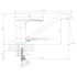 Смеситель Rossinka T40-21 для кухни