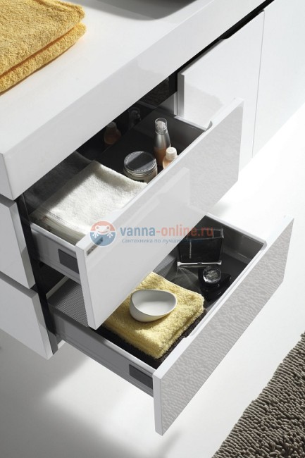 Тумба с раковиной Orans BC-6023-1800 180 см подвесная, белый