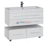 Тумба под раковину Aquanet Верона 90 подвесная 00172335, цвет белый