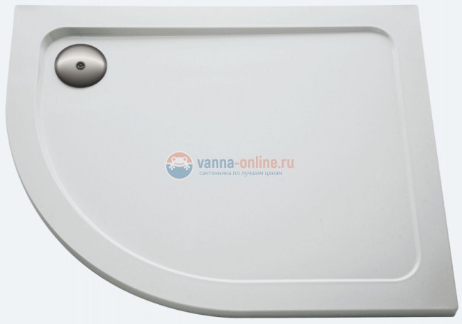 Поддон Jacob Delafon Flight 120 x 90 см, E62466-F-00 L с антискользящим покрытием