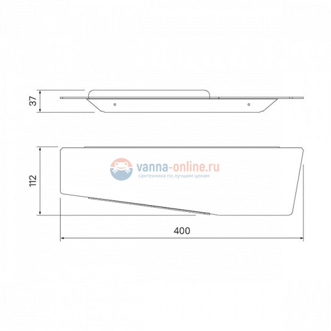 Полка Iddis Slide SLIBS00i44