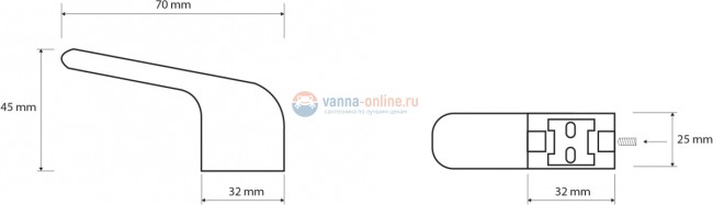 Крючок Bemeta Via 102306172
