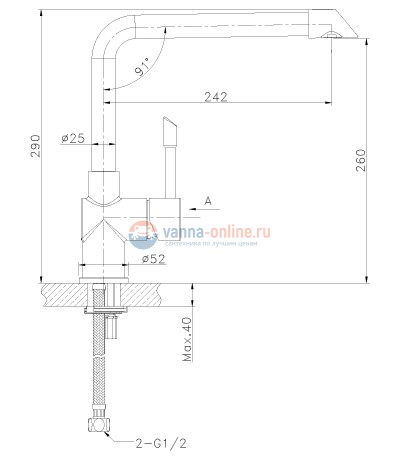 Смеситель Lemark Expert LM5074S для кухонной мойки Смеситель Lemark Expert LM5074S для кухонной мойки