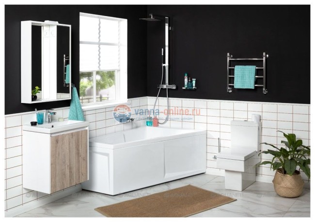 Ванна акриловая Aquanet Accord 150 x 100 см, левая/правая