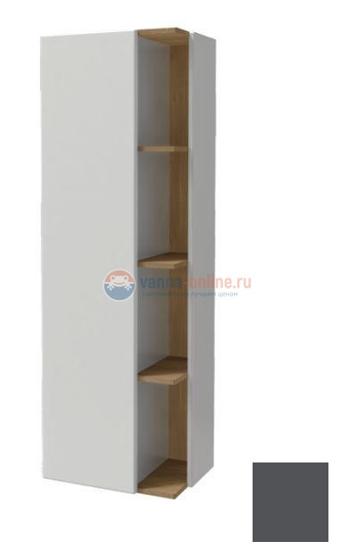 Пенал Jacob Delafon Terrace EB1179D-442, 50 х 35 х 150 см, подвесной, цвет - серый антрацит