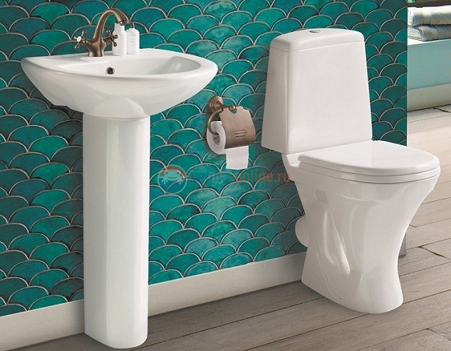 Напольный унитаз Sanita Luxe Аттика Эконом ATCSACC01090113 крышка стандарт Напольный унитаз Sanita Luxe Аттика Эконом ATCSACC01090113 крышка стандарт