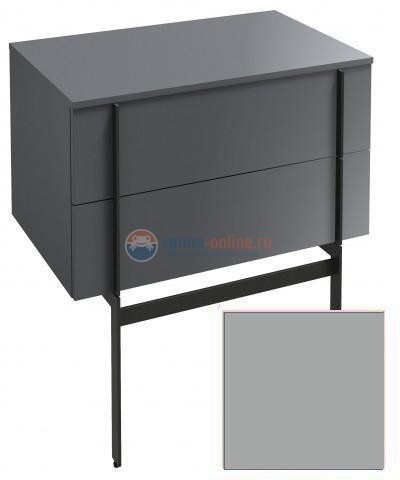 Тумба под раковину Jacob Delafon Nouvelle Vague 80 см, EB3054-G1G, цвет пепельный глянцевый Тумба под раковину Jacob Delafon Nouvelle Vague 80 см, EB3054-G1G, цвет пепельный глянцевый