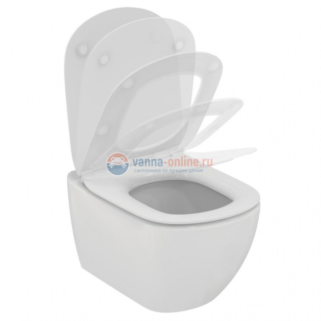 Инсталляция Ideal Standard ProSys R030501 с унитазом T007901 TESI AquaBlade, клавиша, сиденье микролифт, комплект