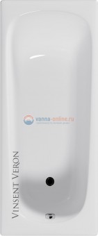 Ванна чугунная Vinsent Veron Concept 150x70x42