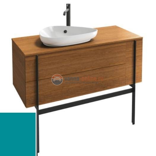 Тумба под раковину Jacob Delafon Nouvelle Vague 120 EB3042-G78, лагуна глянцевый