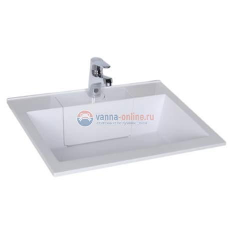 Мебельная раковина Aquanet Фортуна 70 182523, искусственный камень